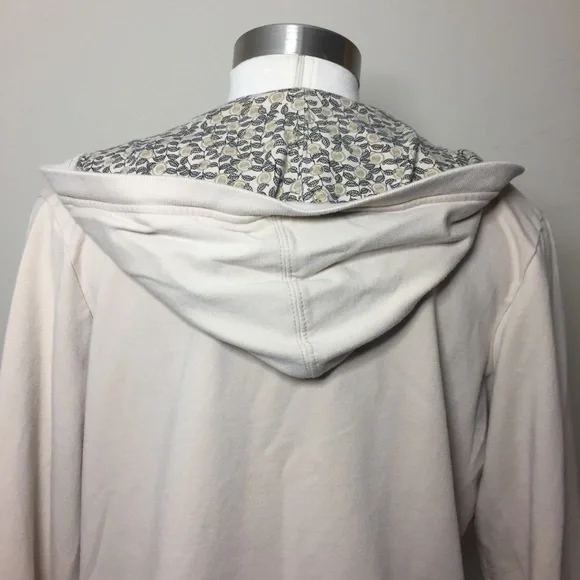 Petite Sophisticate Hoodie Sweatshirt; Low-Neckline; Size Large - Picture 4 of 8